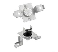 Crabop Kit termostato e termistore per asciugatrice, per LG KENMORE, 3 pezzi di ricambio AGM30045804 6931EL3003C, in acciaio inox ABS per riparazione bucato