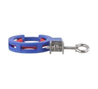 Crabop Morsetto guida per puleggia per cavi con asse in acciaio inossidabile, rullo in nylon rinforzato per un'installazione efficiente di cablaggio in progetti di casa e giardino (1 pz)