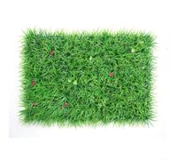 Crabop Pannello da parete con piante artificiali, sfondo verde artificiale, resistente alle intemperie, 40 x 60 cm, per interni ed esterni e negozi (F)