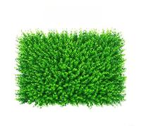 Crabop Pannello da parete con piante artificiali, sfondo verde artificiale, resistente alle intemperie, 40 x 60 cm, per interni ed esterni, decorazione e negozi (C)