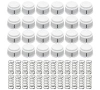 Crabop per igloo Cooler Pulsante di ricambio e kit molla per modelli 43582 43400 13054 Armatura per mini parti metalliche in plastica facile da installare Fix coperchio fermo 8 24 48 confezione (24