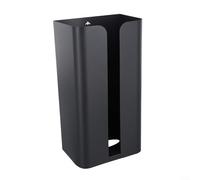 Crabop Porta sacchetti magnetici in plastica in acciaio con supporto a ventosa, dispenser per generi alimentari ad ampia apertura, per cucina, frigorifero, organizer salvaspazio per fazzoletti, bianco