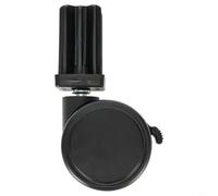 Crabop Ruote di ricambio per griglia Weber per Genesis Gold Silver per Spirit BBQ - Caster con stelo con meccanismo frenante altezza 11,6 cm