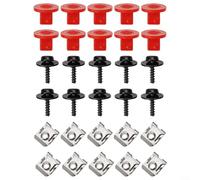 Crabop Set di 10 viti Torx T30 con dadi a U per Ford per paraspruzzi, elementi di fissaggio sotto vassoio in ABS per C-Max Escape Focus Explorer