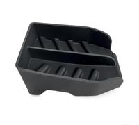 Crabop Vassoio Gocciolamento per Spugne e Sapone 14.7cm(black) | Design scanalato, deflusso acqua , asciuga spugne per velocemente, previene , silicone durevole