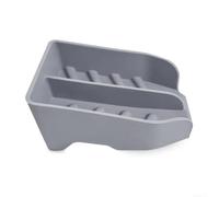 Crabop Vassoio Gocciolamento per Spugne e Sapone 14.7cm(grey) | Design scanalato, deflusso acqua , asciuga spugne per velocemente, previene , silicone durevole