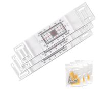 Crack Gauge Monitor, Crack Monitor con aggiornati due adattatori fissi | Strumento di misura di crepa e registrazione per il monitoraggio della deformazione e delle crepe della parete (3)