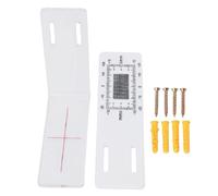 Crack Gauge Monitor,L Shape Acrylic Measuring Ruler | Crack Gauge - for Building Wall Corner Internal External Tracking
