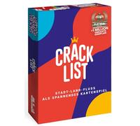 CRACK LIST- Gioco di Carte, Colore Rosso, Blu, Giallo, Kleines Format, YQ-CL-00000-DE