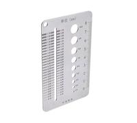 Crack Scale Gauge - Gambi Di Larghezza Delle Crepe | Accurato Gap Ruler | Monitoraggio 'ispezione Della Costruzione Murale | Strumento Di Misurazione | Misuratore Di Acciaio Inossidabile Per Il Mo