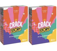 CRACK STORY - Gioco di Carte e di Società Creativo | Party Game di Storie per Amici e Famiglia | Gioco di Gruppo | 2-8 Giocatori | Dai 10 Anni | Italiano (Confezione da 2)