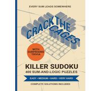 Crack the Cages: 400 Killer Sudoku Puzzles | Easy, Medium, Hard, and Very Hard | Killer Sudoku Facts and Complete Solutions