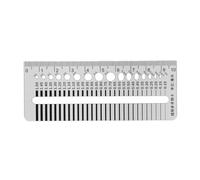Crack Width Gauge - Stainless Steel Gap Measuring Ruler 0.1-1.5mm