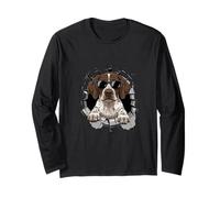 Cracked Wall German Shorthaired Pointer Sunglasses GSP Maglia a Manica