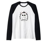 Cracked Wall Persian Cat Sunglasses Persian Longhair Maglia con Maniche Raglan