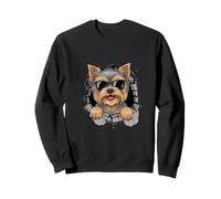 Cracked Wall Yorkshire Terrier Sunglasses Yorkie Terriers Felpa