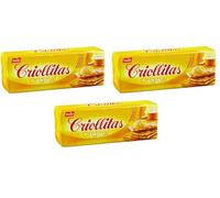 Cracker dall'Argentina, confezione da 3 Pack per 100 grammi cadauno - Galletitas Criollitas BAGLEY - ARCOR. Le famose gallette salate argentine, ideali per accompagnamento o per gli aperitivi.