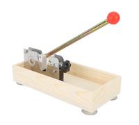 Cracker di dadi di macadamia, strumento di schiaccianoci per cracker in noce pesante strumento di apri del dado con base in legno per le mandorle di nocciola di castagne