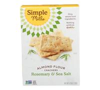 Cracker Di Farina Di Mandorle Senza Glutine Al Rosmarino E Sale Marino