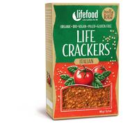 Cracker Lifefood LIFE CRACKERS Italské RAW BIO 90 g Colore: verde