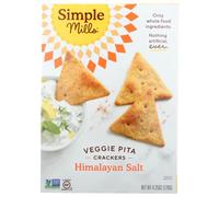 Cracker Pita Himalyn Sslt 4,25 Oz (Confezione Da 6) Di Simple Mills