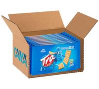 Cracker TRA' Snack Salato in porzioni per galbusera 250g [BOX da 8 Confezioni]