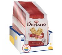 Crackers Classici Salati con Sale Iodato 700g Sacco Snack Salato Croccante per Aperitivo e Pasti Variazioni 4/8/12 Confezioni (12 PEZZI)