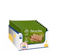Crackers Riso Integrale 380g Riso su Riso Croccanti e Leggeri Snack Salutare Variazioni 4/8/12 Confezioni (8 PEZZI)