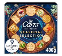 Crackers Selection Assortimento di varietà x9 400g (confezione da 4) "Assaggia la dolcezza in ogni boccone" Delizioso Gustoso e Twisty Treat