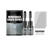Crackfix Pro Kit, Windshield Crack Repair Kit, 5-Minute Quick Fix for Long Cracks, Suitable for All Types of Cracks on Windshields, Windows, Mirrors (2pcs)
