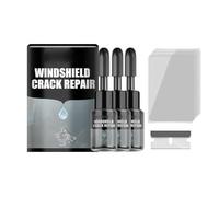 Crackfix Pro Kit, Windshield Crack Repair Kit, 5-Minute Quick Fix for Long Cracks, Suitable for All Types of Cracks on Windshields, Windows, Mirrors (3pcs)