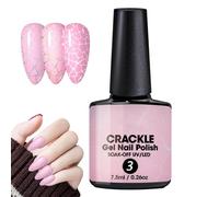 Crackle Nail Polish, Stylish Nail Arts Lacquer, Long Lasting Shatter Effect, Quick Drying Patterned Toenail Oil, Perfect for Daily Wear and Special Occasioni