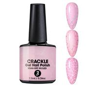 Crackle Nail Polish, Stylish Nail Oil Decoration, Long-Lasting Frizzle Effect, Patterned Polish for Creative Art, Perfect to Daily Use Leisure Wear Family, Girls and Teens