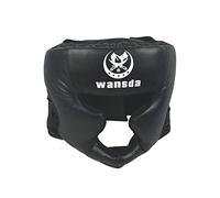 Cracklight Copricapo da Boxe per Bambini, Pelle Sintetica Professionale Essenziale, Lotta, Lotta, Judo, Kickboxing, Karate,MMA, Muay Thai, Taekwondo, Casco Protettivo per Sparring Copricapo