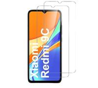 Cracksin [2 pezzi] Pellicola protettiva compatibile con Xiaomi Redmi 9C/Redmi 9C NFC, pellicola protettiva in vetro stratificato, vetro temperato trasparente, anti-graffio