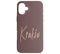 Cracovia Polonia Design elegante vintage Custodia per iPhone 16 Plus
