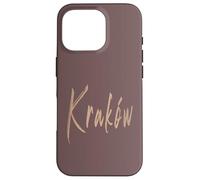 Cracovia Polonia Design elegante vintage Custodia per iPhone 16 Pro