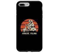 Cracovia Polonia Stile Vintage Scooter Design Custodia per iPhone 7 Plus/8 Plus