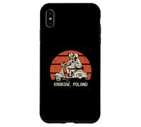 Cracovia Polonia Stile Vintage Scooter Design Custodia per iPhone XS Max