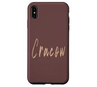 Cracovia Polonia Vintage design elegante Custodia per iPhone XS Max