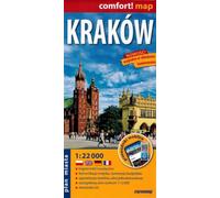 Cracovie 1/22.000 (carte grand format laminée - plan de ville). Kraków / Cracow