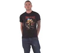 Rock Off officially licensed products Cradle of Filth T Shirt Existance Is Futile Saturn Band Logo Ufficiale Uomo Nero Size XL