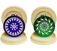 cradle2cricket Dimensioni standard Carrom Tournament Striker Combo - Superficie liscia, eccellente rimbalzo, Carrom Striker per il gioco professionale, ideale per tornei