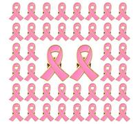 CRAFFANCY Acqua, 50 Pezzi distintivi per Il Cancro ovarico aggressione Sessuale cervicale consapevolezza del Cancro per attività di beneficio pubblico Uomo Donna Accessori