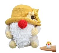 Crafoglio di Natale per adulti, kit all'uncinetto per principianti adulti tutorial passo-passo imparano a uncinetto kit di maglia fai-da-te di Natale Gnome per regali di, set