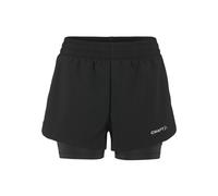 Craft - Women's Adv Essence 2-in-1 Shorts 2 - Pantaloncini da running XS nero