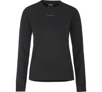 Craft ADV Essence LS 2, t-shirt da donna, nero 40(L) Black