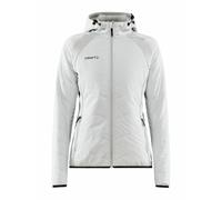 Craft ADV EXPLORE Hybrid JACKET W | Giacca da donna M | Ash | Giacca leggera e imbottita con inserti in jersey elasticizzato | Cappuccio regolabile | con tasche | Giacca a vento leggera da donna