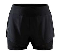 Craft - Women's Advanced Essence 2-in-1 Shorts - Pantaloncini da running L nero