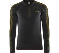 Craft - Alto a maniche lunghe caldo e traspirante - Adv Warm Intensity LS M Slate Amber per Uomo in Poliestere Riciclato - Taglia XL - Nero